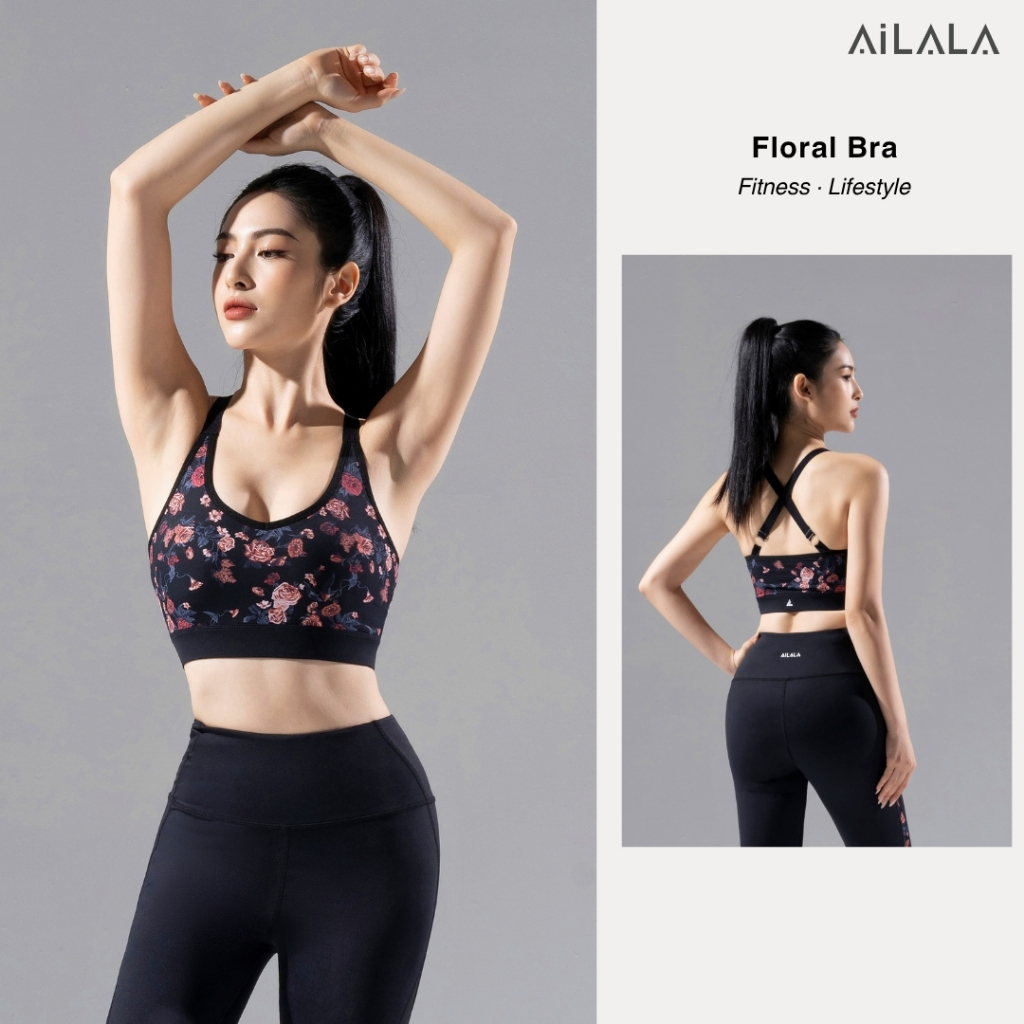 AiLALA LUX36 Áo Tập Thể Thao Nữ Sẵn Mút Đệm, Phù Hợp Tập Yoga, Gym, Pilates, Nhiều Mẫu Size S-XL