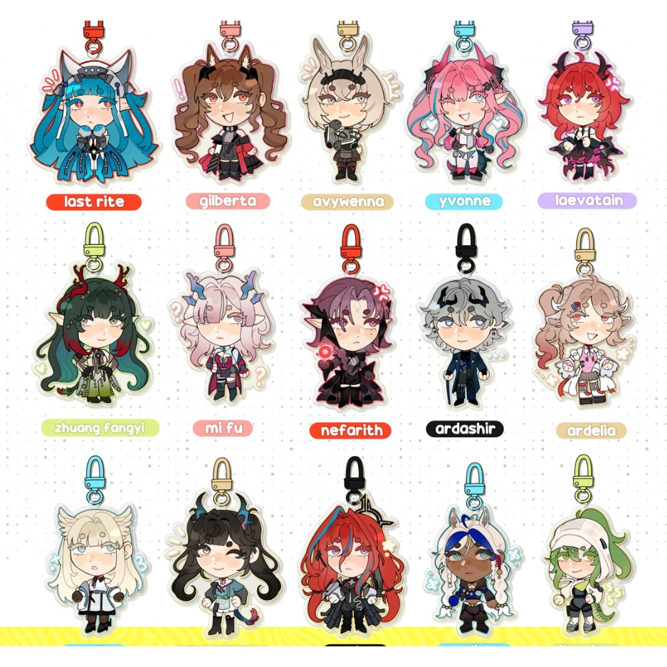 arknights endfield - chibi charms