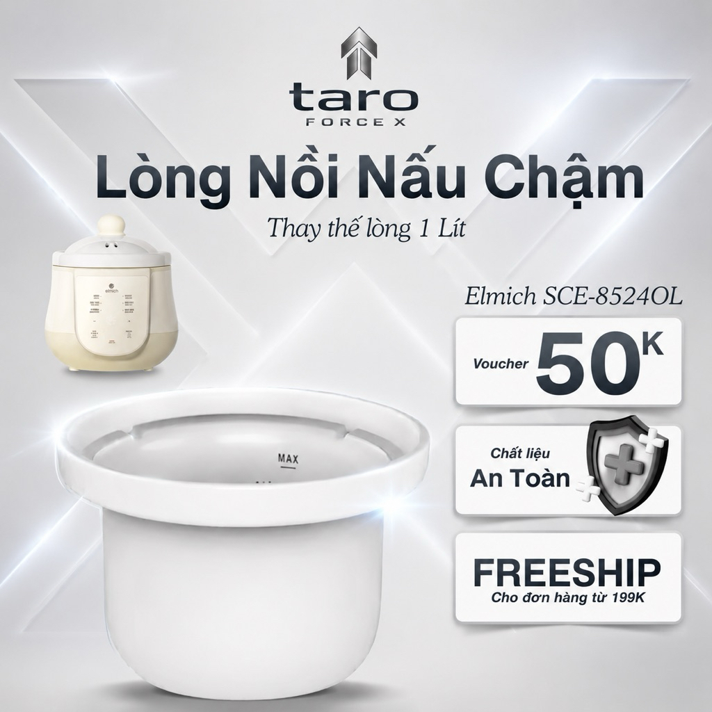 Lòng Nồi Thay Thế Nồi Nấu Chậm Elmich 1L Elmich SCE-8524OL