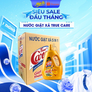 Thùng Nước Giặt Xả True Care 5in1 Hương Gold Silk (2.4Kg - 4.8Kg)