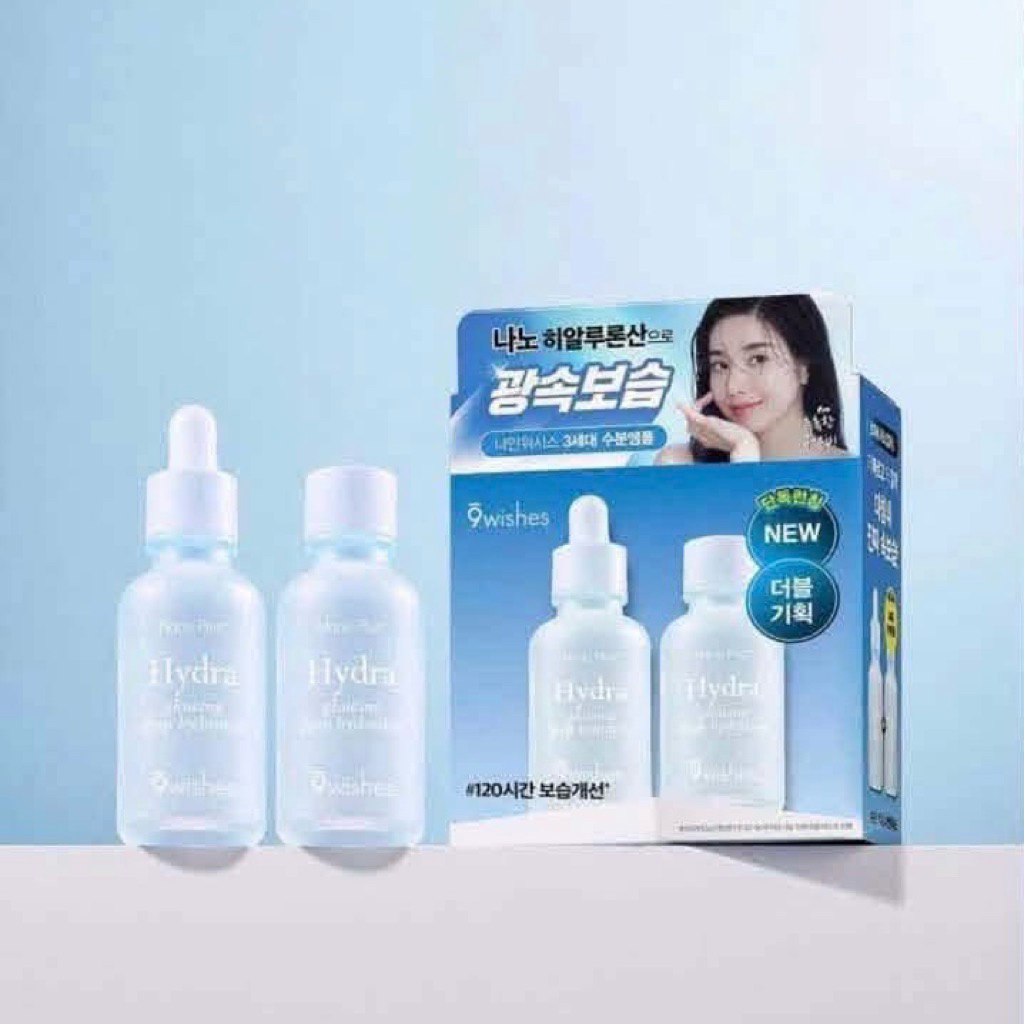 [ĐỦ BILL] SET SERUM HA 9WISHES
