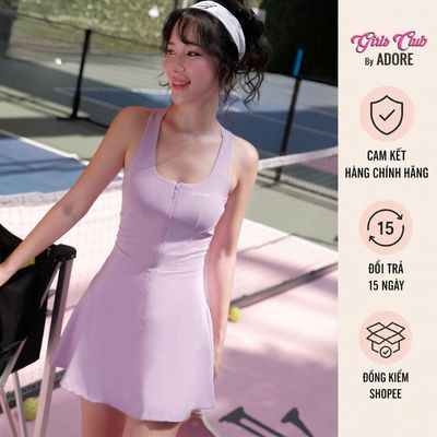 [GIRLS CLUB by ADORE] Đầm thể thao kéo khoá lilla - tím lilac