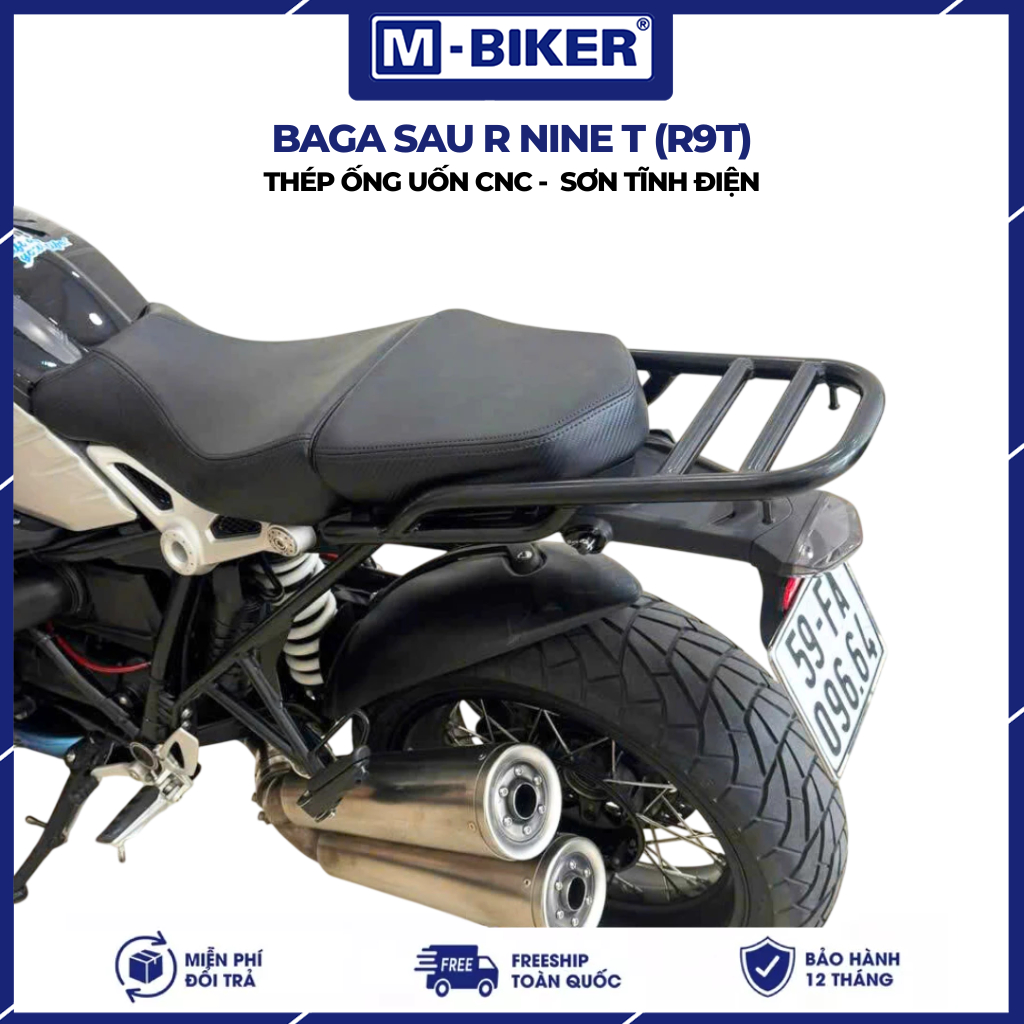 Baga R9T, Baga R nine T, Baga sau BMW R9T, Baga sau BMW R ninw T, Giá đỡ sau dành cho BMW R nine T