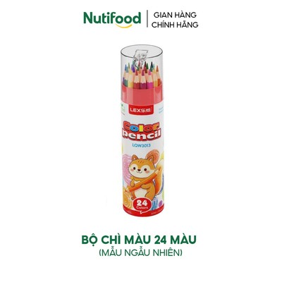 [Quà tặng không bán] Bộ chì màu 24 màu (Bao bì ngẫu nhiên)