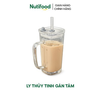[Quà tặng không bán] Ly thủy tinh gân tăm