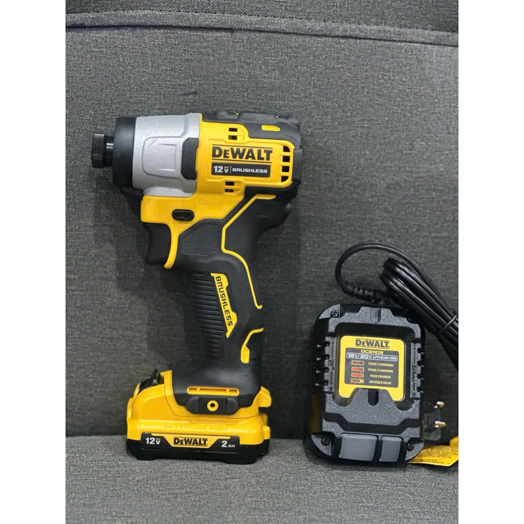 COMBO MÁY BẮN VÍT DCF801 DEWALT+PIN 2.0 M12 + SẠC DEWALT SIÊU VIPP
