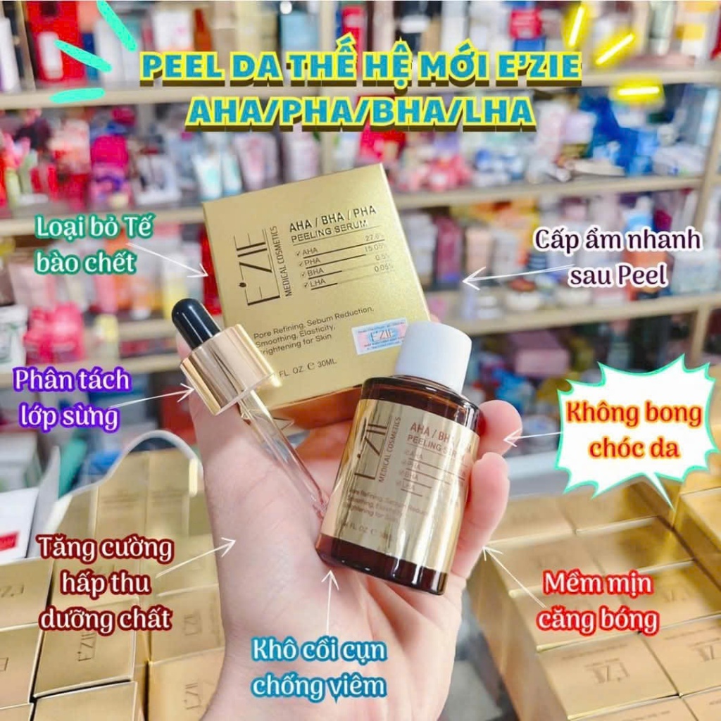PEEL EZIE SERUM PEEL EZIE TẨY TẾ BÀO CHẾT PHÂN GIẢI SẮC TỐ