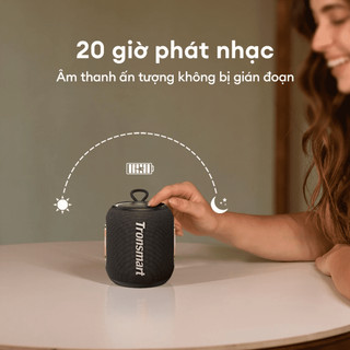 Loa Bluetooth Tronsmart T8 Mini  Công suất 15W | 18h chơi nhạc | Hỗ trợ thẻ nhớ | Bảo hành 1 Tháng