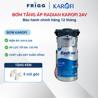 Bơm, Nguồn Karofi Radian 24v tặng cút nối dùng cho máy lọc nước, giàn phun sương...- Bảo hành 12 tháng