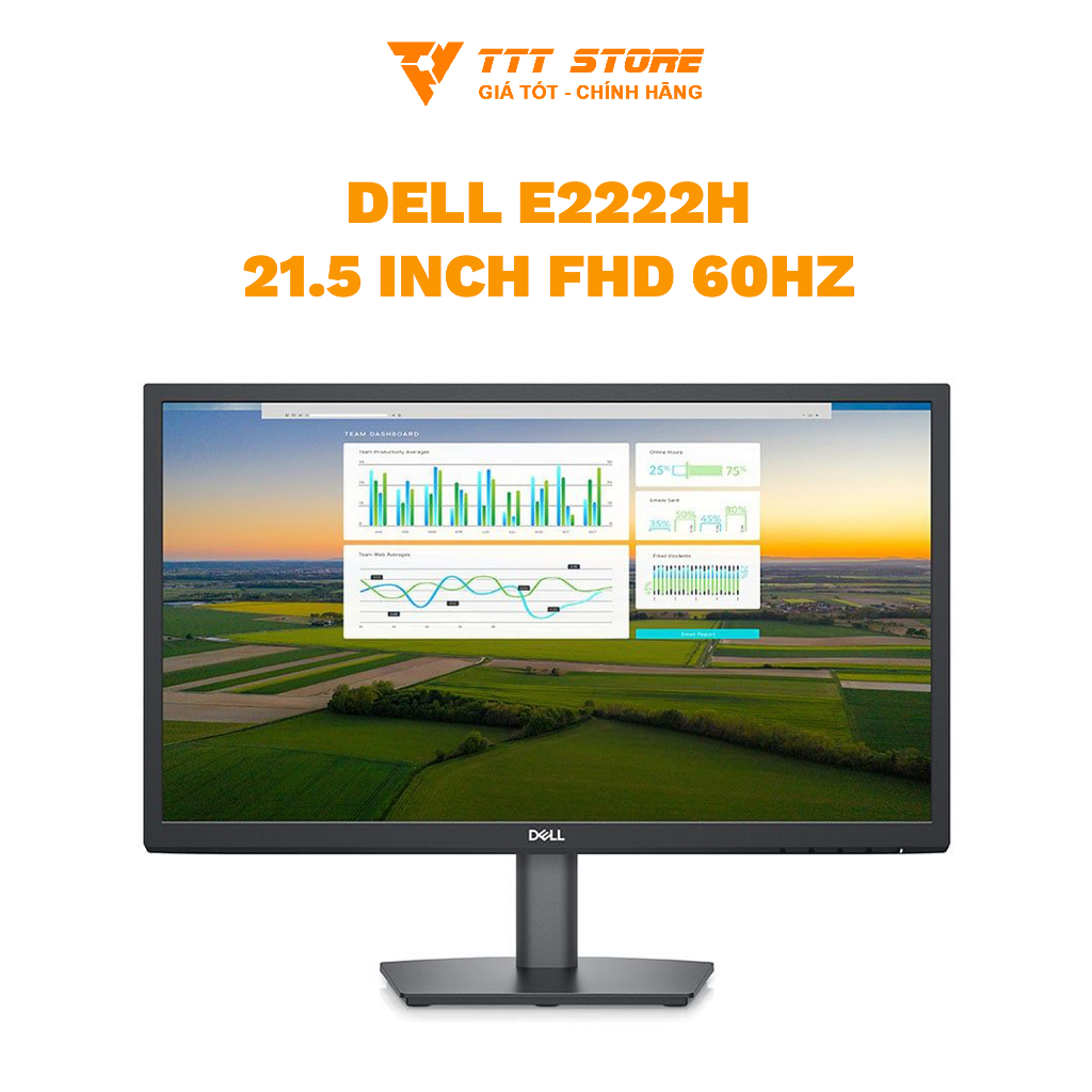 Màn Hình Dell E2222H 21.5 inch FHD VA 60Hz 5ms Chính Hãng - TTTSTORE