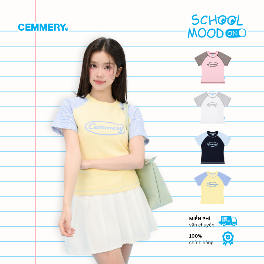 Áo Baby Tee CEMMERY Local Brand Chính Hãng Cozy Baby Tee Vải Cotton 2 Chiều Logo In Lụa 4 Màu