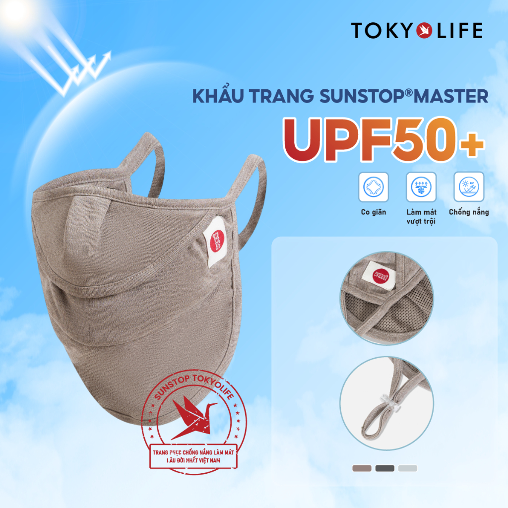 Khẩu trang chống nắng che cổ SunStop UV Master TOKYOLIFE 40000947