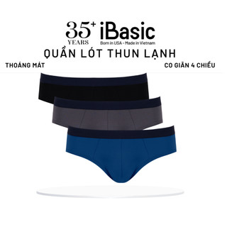 Combo 3 quần lót nam iBasic brief tam giác thun lạnh PANM111