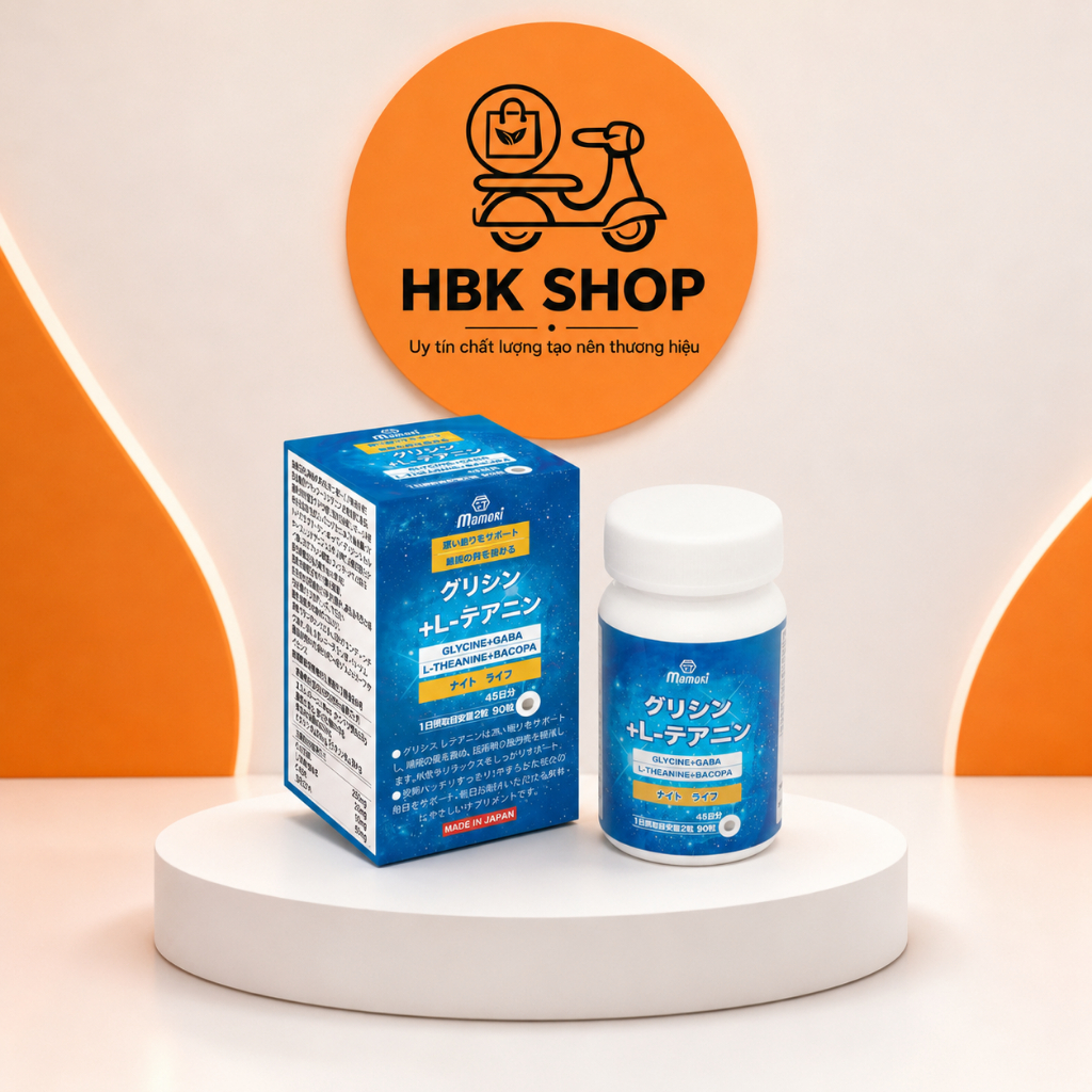 MAMORI GLYCINE L-THEANINE NHẬT BẢN – HỖ TRỢ THƯ GIÃN, NGỦ NGON