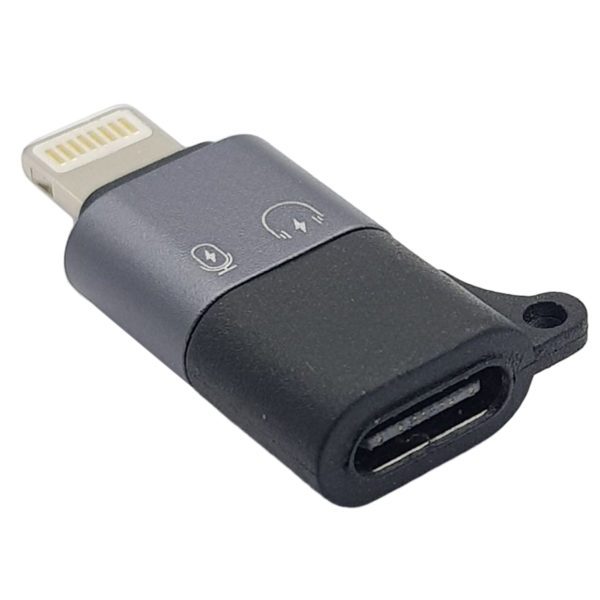 Đầu chuyển OTG Type C - Lightning cho điện thoại Iphone