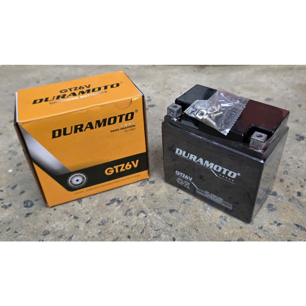 Ắc quy xe máy Honda Lead, Vision, SH125/150cc, SH Mode, PCX, Air blade_ Duramoto GTZ6V 12V 5.8Ah