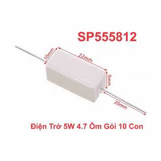 Điện Trở 5W 4.7 Ôm Gói 10 Con