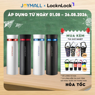 Bình giữ nhiệt LocknLock 450ml Feather Light LHC4131 - Hàng chính hãng,có lưới lọc - JoyMall