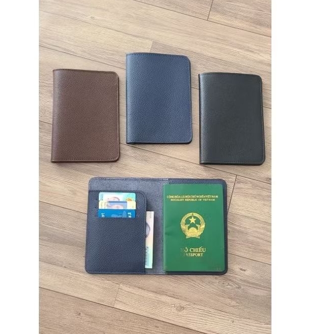 Ví đựng hộ chiếu, ví đựng Passport, ví Passport da bò thật