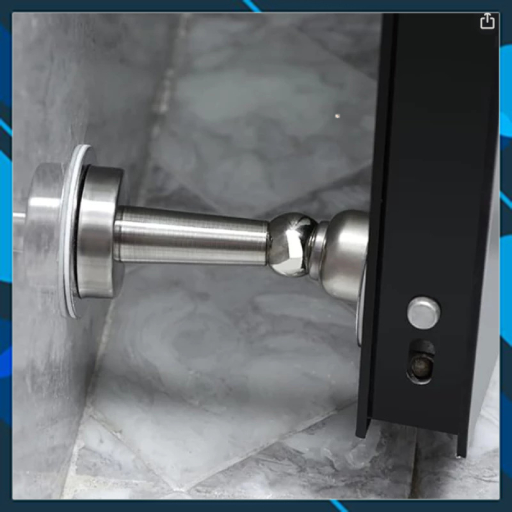 [HỎA TỐC] - Hút Chặn Giữ Cửa Nam Châm Chống Va Đập, Hít Cửa Inox 304, Không Cần Khoan Kèm Keo 3m Dán