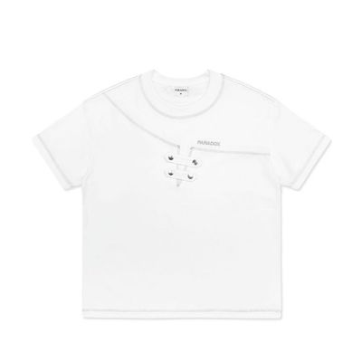 Áo thun form Boxy MISALIGNED TEE Cotton PARADOX AT6P0504