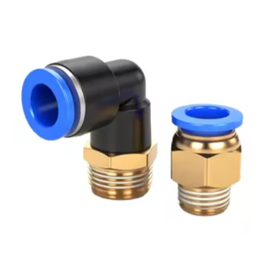 Combo 5 CÁI Đầu Nối Nhanh Co L PL4-M5 / PL6-M5 / PL6-01 / PL6-02 / PL8-01 / PL8-02 Khí Nén Có VAT