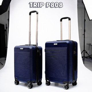 Bộ 2 vali dây kéo trip p808 - size 20 và 22inch - bảo hành 60 tháng - nhựa pc+abs cao cấp - vali trip chính hãng