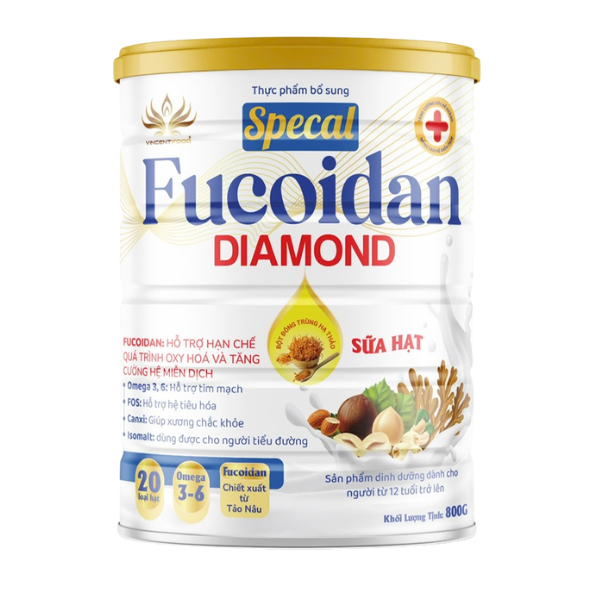 [CHÍNH HÃNG] Sữa Hạt Specal Fucoidan (Lon 400g) – Dinh Dưỡng Hạt Cao Cấp Bổ Sung Fucoidan