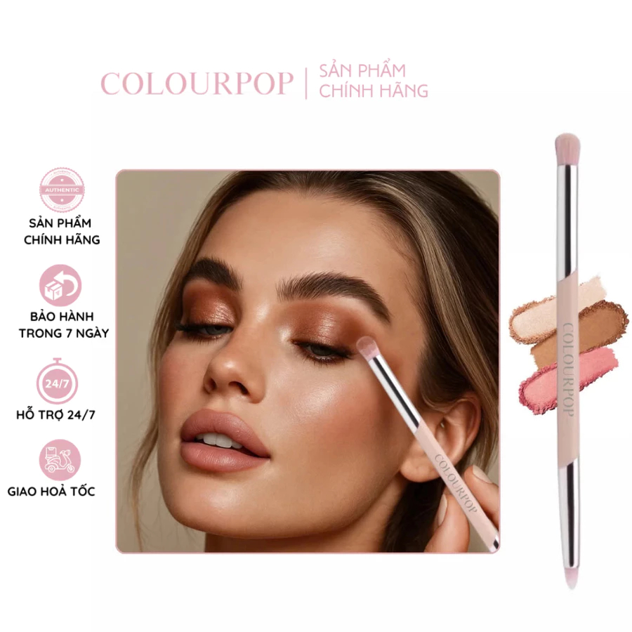 Cọ Mắt 2 Đầu COLOURPOP Double-Ended Eye Brush CA4
