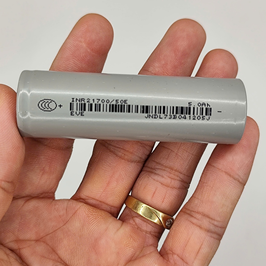 Cell Pin 21700 EVE 50E 5000mAh Dung Lượng Cao Hàng Mới
