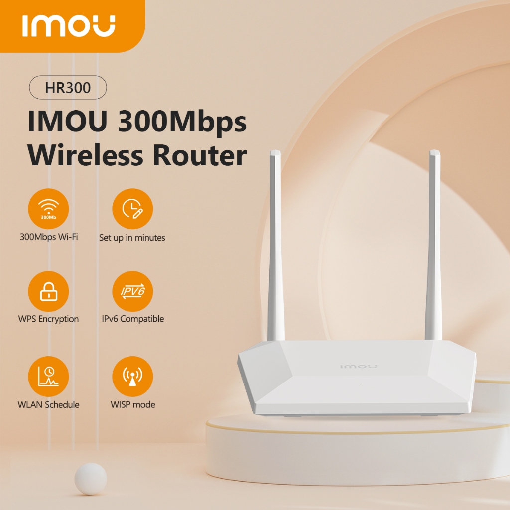 [Mới] Thiết bị mạng phát wifi Router Imou HR300