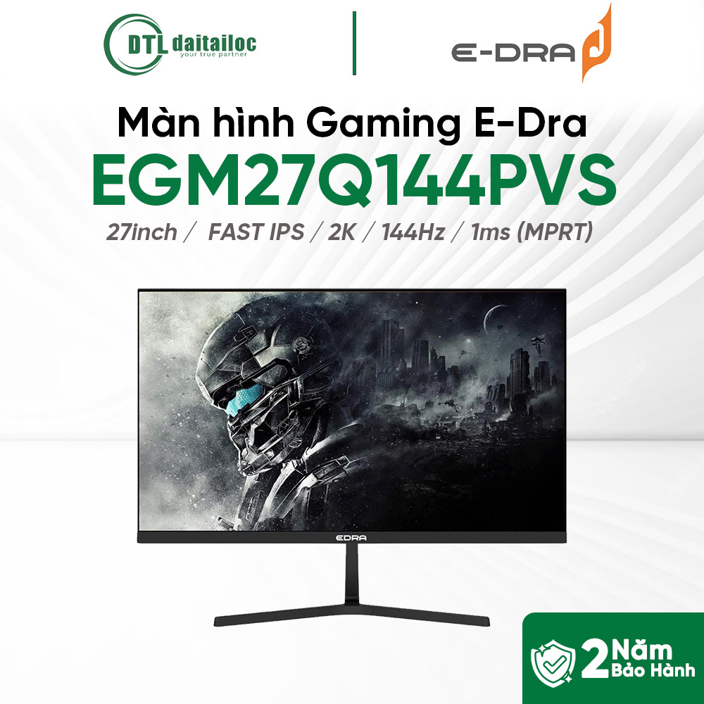Màn hình Gaming E-DRA EGM27Q144PVS 27 inch 2K 144Hz I Chính hãng I Bảo hành 2 năm