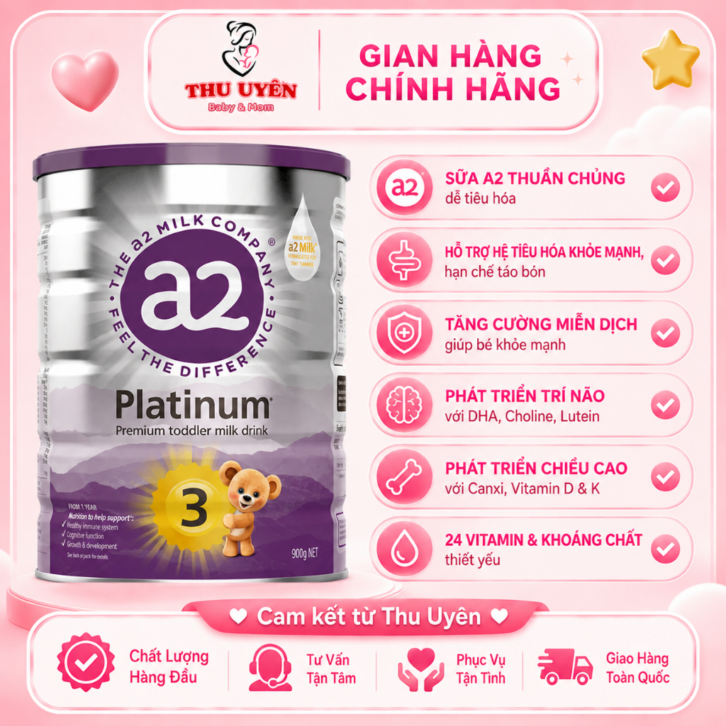 Sữa công thức A2 Platinum lon 400g/900g