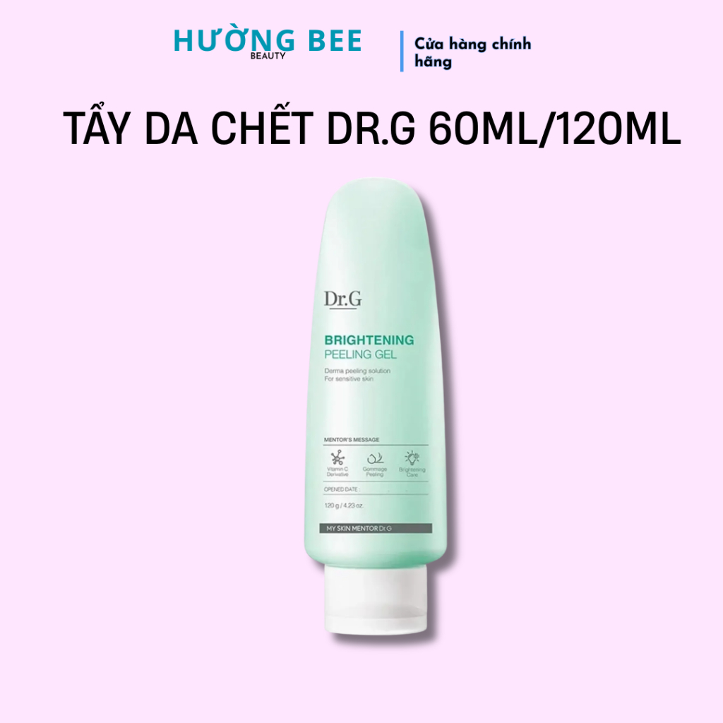 Tẩy da chết dạng gel Dr.G Brightening Peeling Gel tuýp 120g