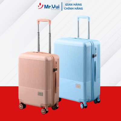 Vali nhựa Mr Vui VLC 209 size 20 inch vali xách tay thời trang