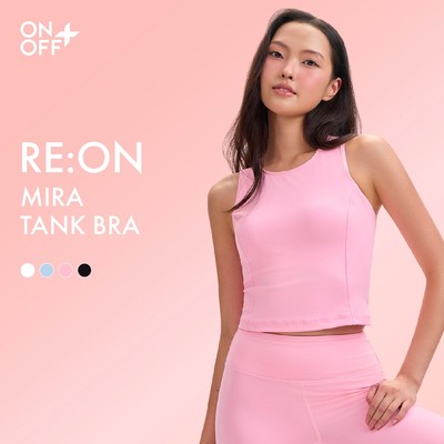 RE:ON CORE FIT | Áo bra thể thao dáng tank cổ tròn ôm vừa vặn, nâng đỡ ổn định ONOFF - 16TB26A530