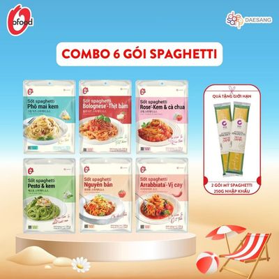 [O'FOOD VN] COMBO MÌ SPAGHETTI O'FOOD – MÌ Ý TIỆN LỢI, NHIỀU LỰA CHỌN, SIÊU TIẾT KIỆM