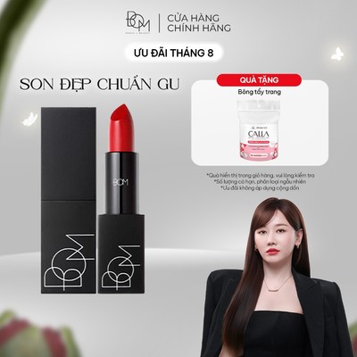 Son Thỏi Lì Lâu Trôi, Siêu Mịn B.O.M My Lipstick 3.5g, Son Thỏi Mềm Mịn, Bảo Vệ & Dưỡng Ẩm Môi
