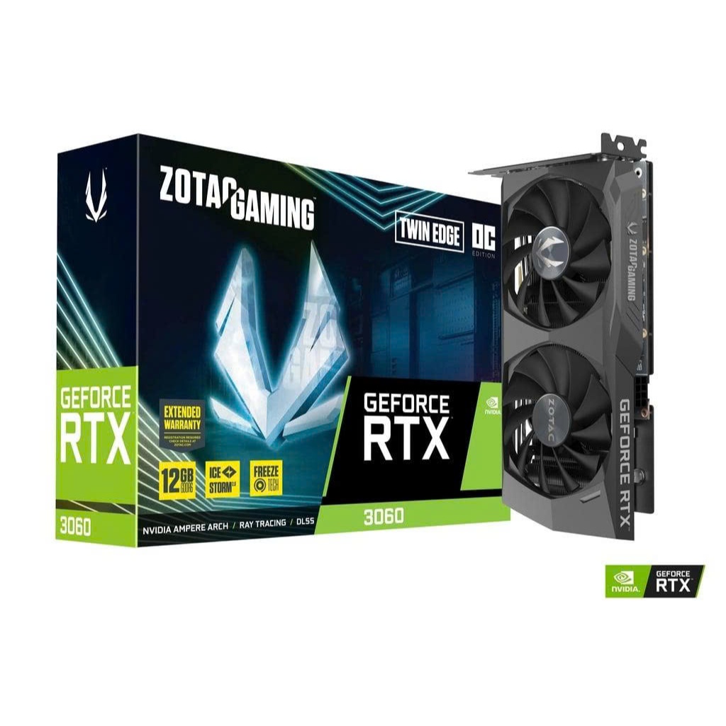ZOTAC GAMING GeForce RTX 3060 Twin Edge OC Edition 12GB GDDR6 Chính hãng FullVat