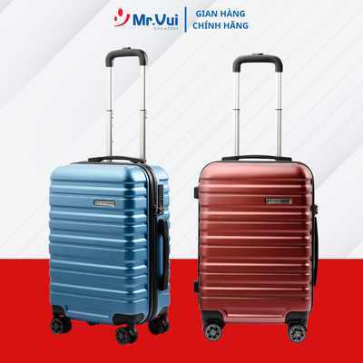 Vali nhựa xách tay Mr Vui VLC 206 20 inch, xách tay, ký gửi thời trang, nhựa cao cấp chống thấm nước