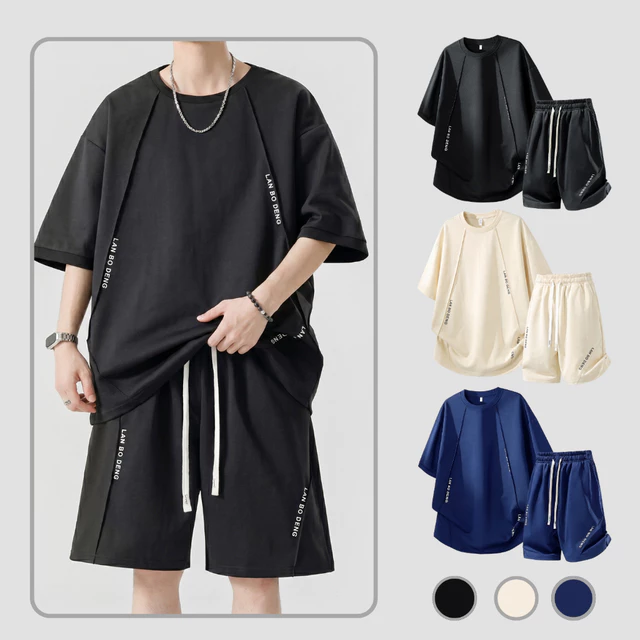 Bộ Quần Áo Nam Nữ Oversize Thun Cotton Cao Cấp, Set Quần Áo Thun Unisex Tay Lỡ Form Rộng Mặc Hè Siêu Mát M11