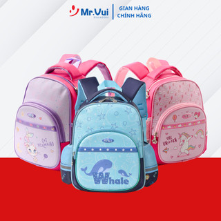 Balo mầm non mr.vui blh 857 balo đi học cho bé trai bé gái, hình in dễ thương, vải cao cấp