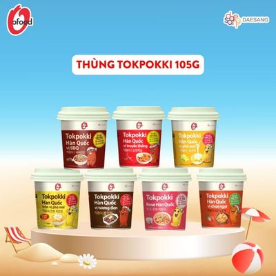 [O'FOOD VN] TOKBOKKI HÀN QUỐC O'FOOD 105G – BÁNH GẠO ĂN LIỀN, TIỆN LỢI, ĐẬM ĐÀ HƯƠNG VỊ HÀN QUỐC