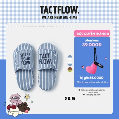 Dép đi trong nhà TACTFLOW Comfy slipper - Nhiều màu - Size S / M
