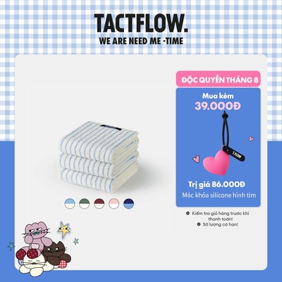 Bộ 3 / Bộ 5 Khăn Tắm TACTFLOW Shower Towel TFH kích thước 40*80 cm - Nhiều màu