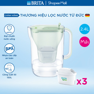 test Bình lọc nước BRITA Style Essential 2.4L (có sẵn lõi lọc Maxtra Pro 150L)