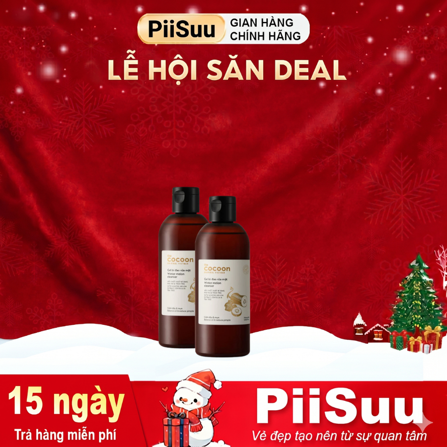 [DAILY] Gel Rửa Mặt Bí Đao Cocoon Làm Giảm Dầu & Mụn Hasaki Sản Phẩm Chính Hãng