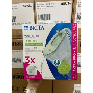 test Bình lọc nước BRITA Style Essential 2.4L (có sẵn lõi lọc Maxtra Pro 150L)