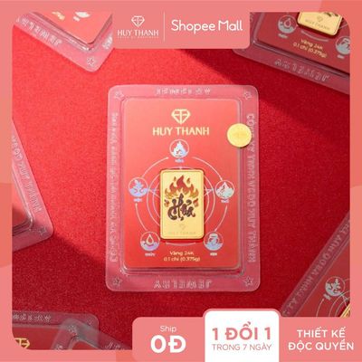 Bộ Sưu Tập Ngũ Hành 24k Bản Vị 0.1 chỉ Huy Thanh Jewelry