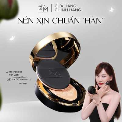Phấn Nước Che Phủ Tự Nhiên B.O.M Cover Flex Cushion SPF 50+ PA+++ 15g, Phấn Nước Siêu Kiềm Dầu, Lâu Trôi Đến 8H